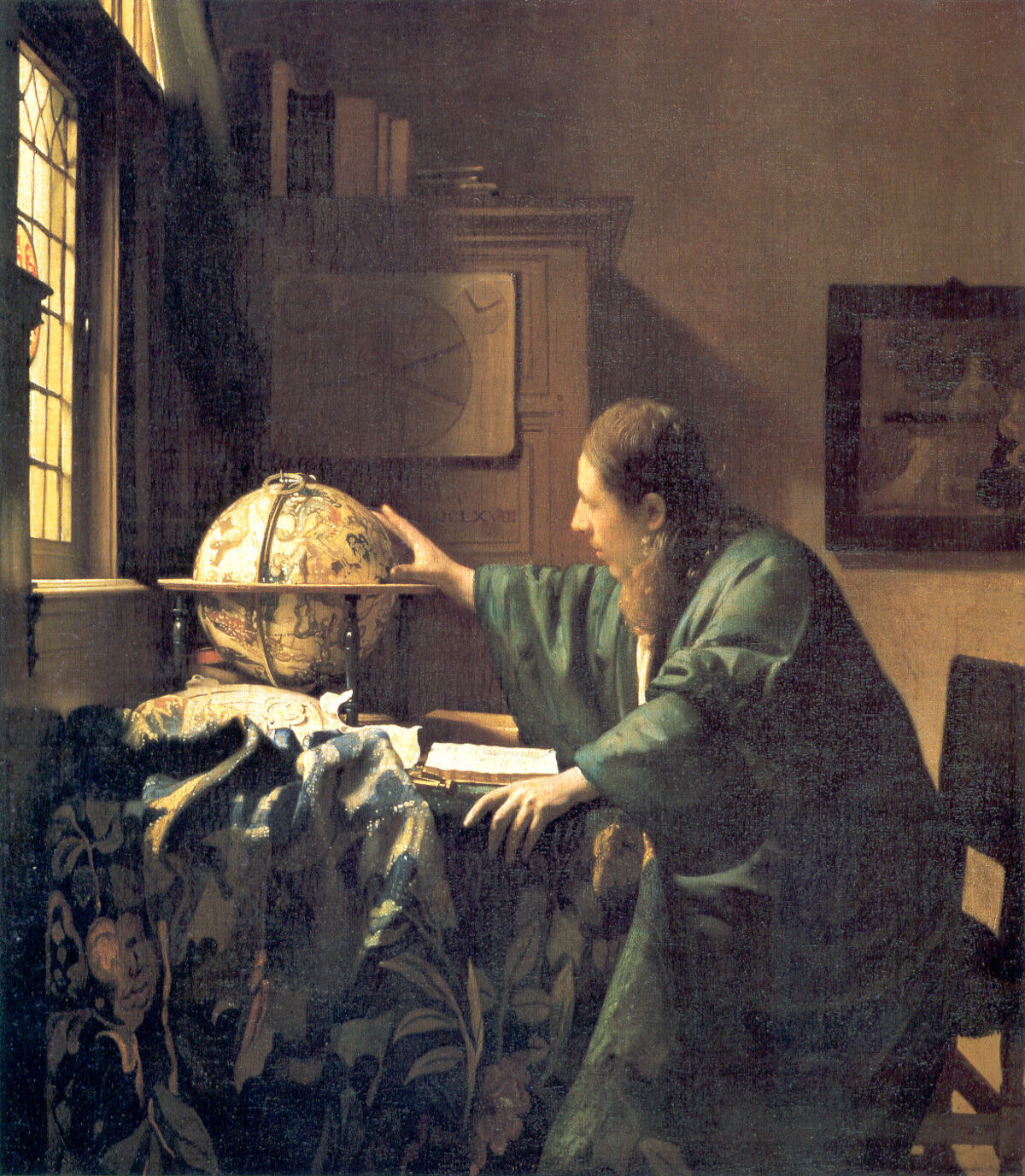 painting astronomer vermeer