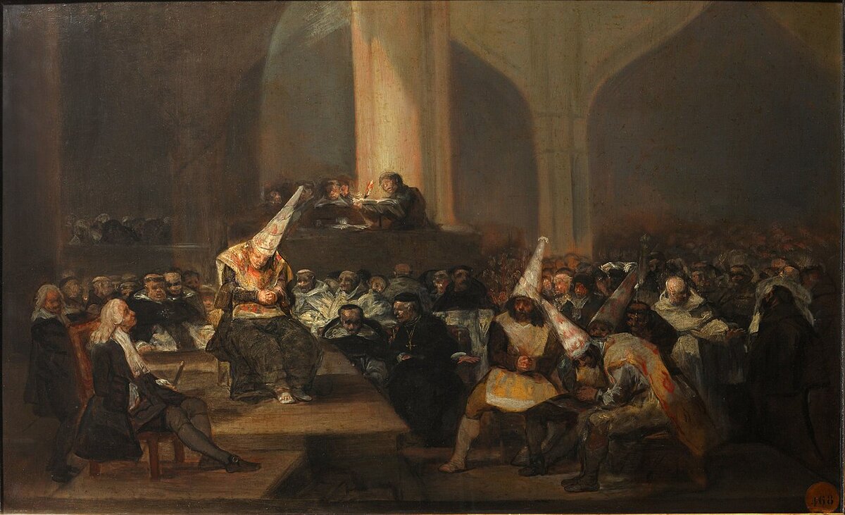 painting inquisition goya