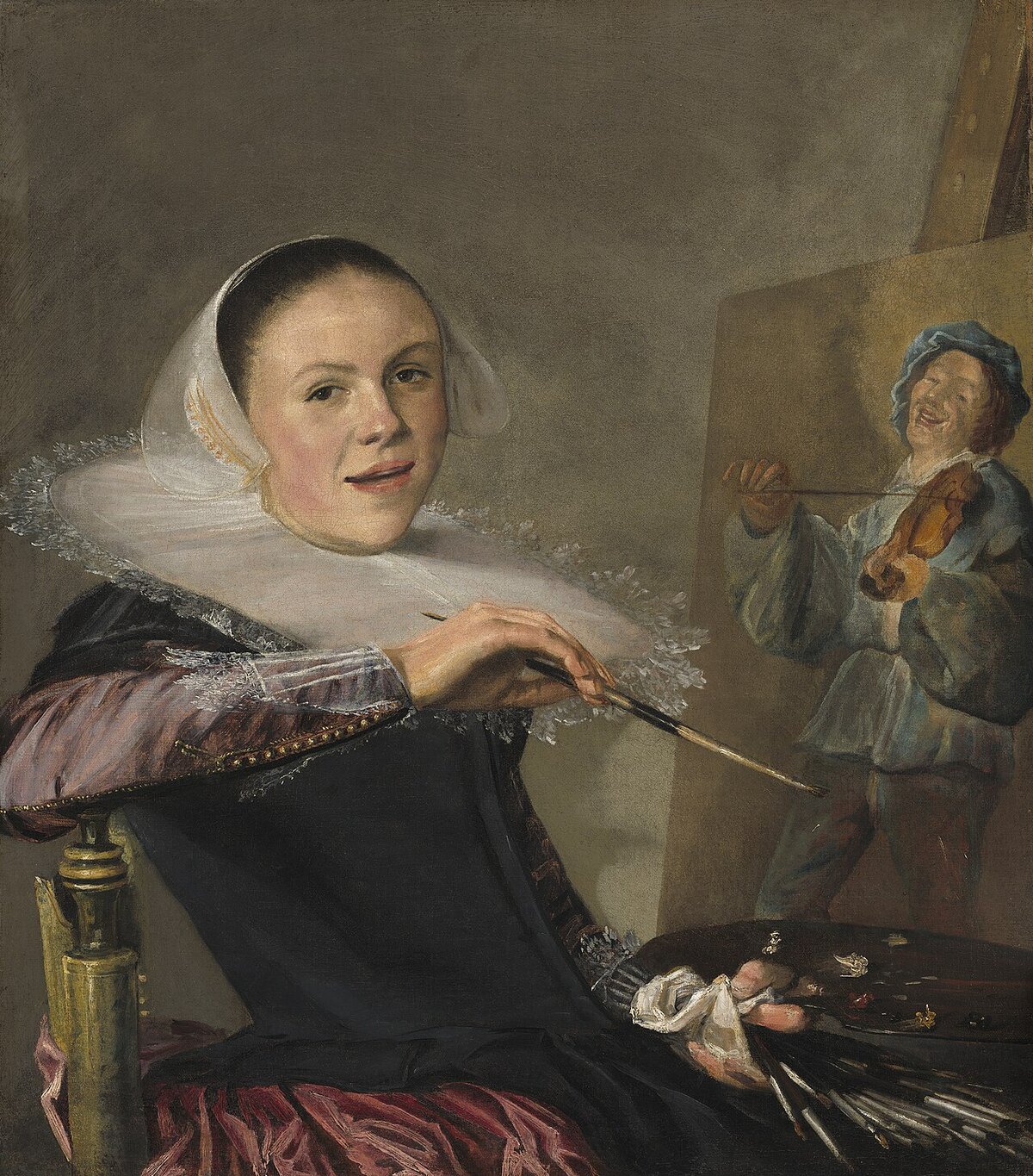 painting leyster self portrait