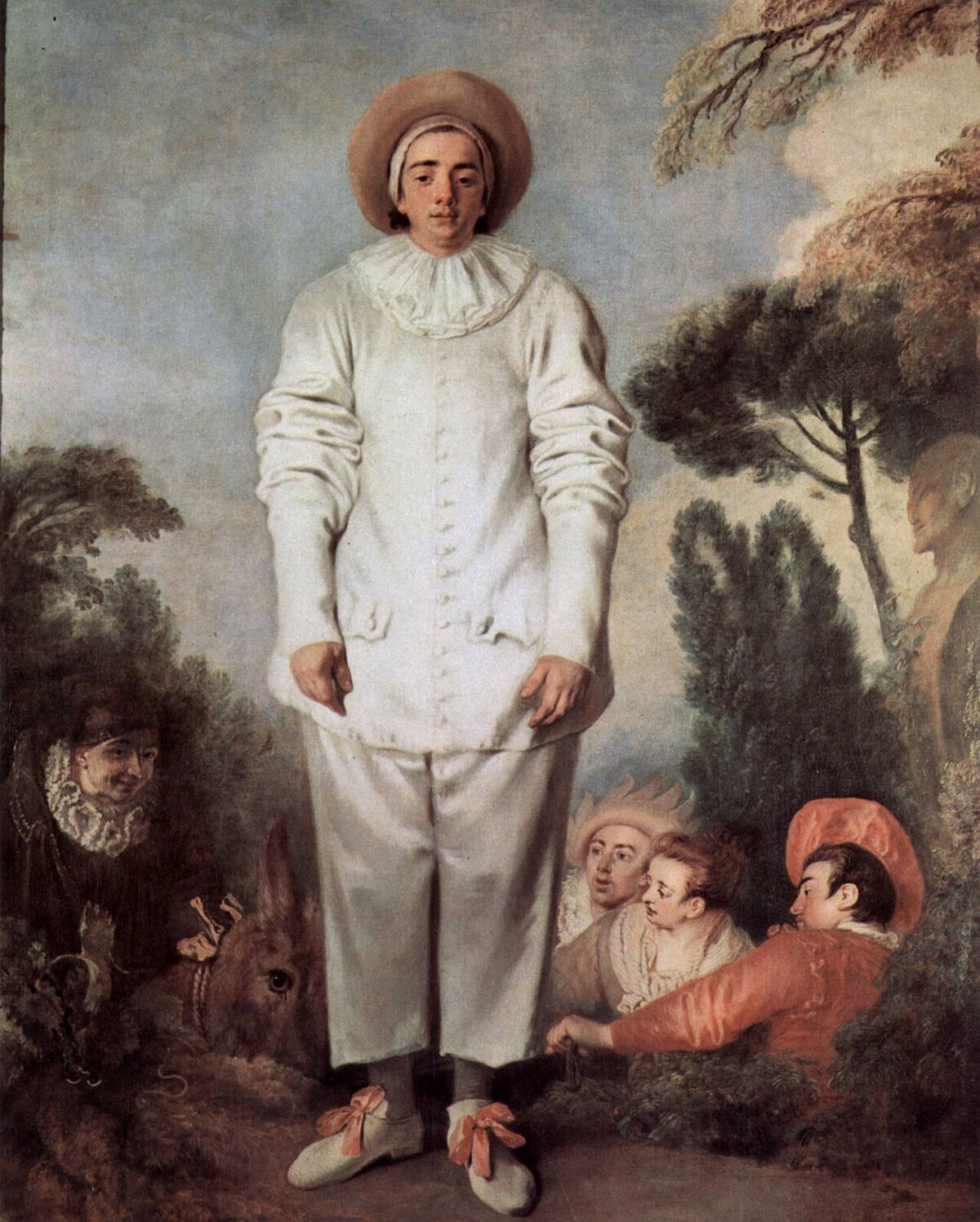 painting pierrot watteau