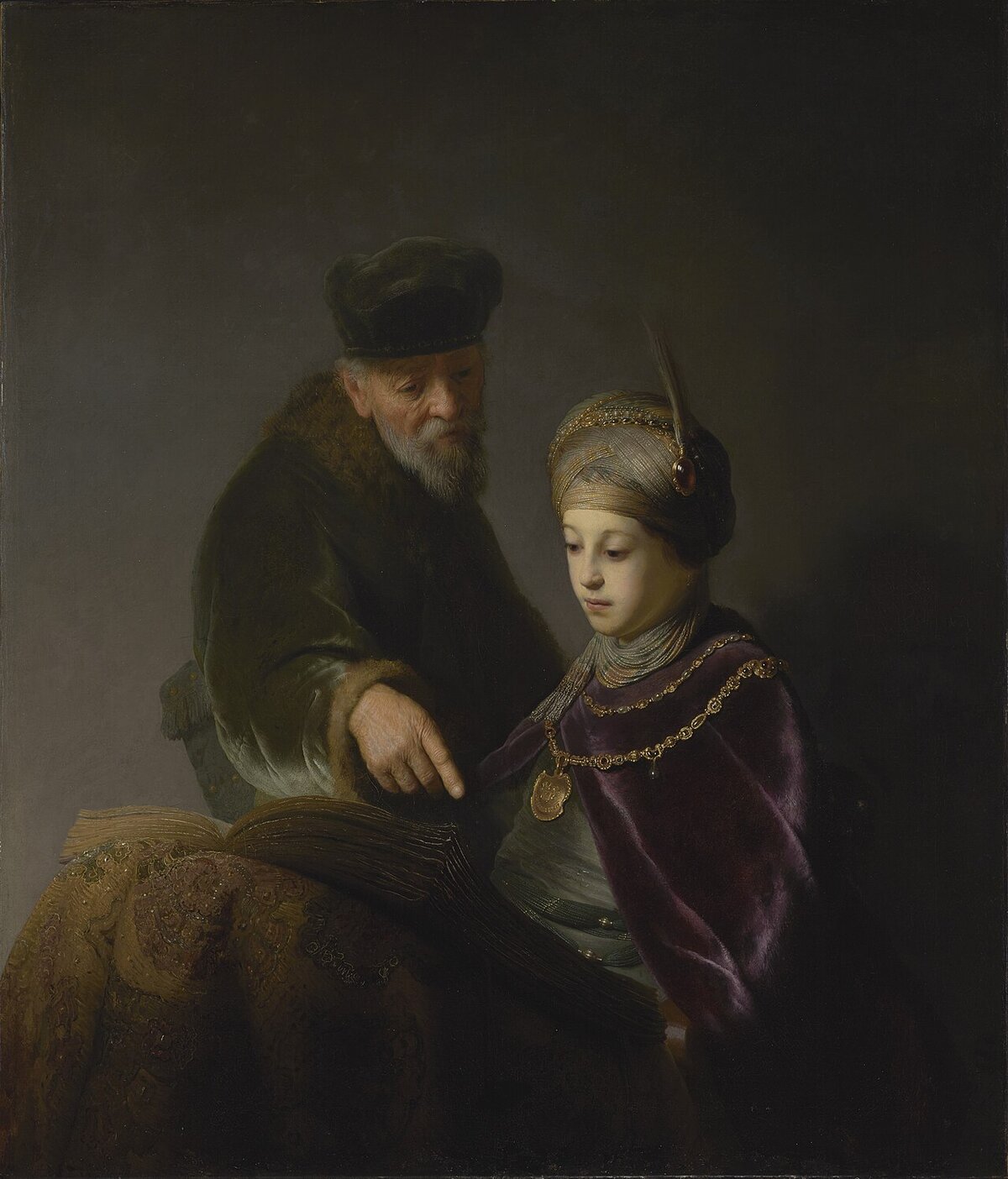painting scholar rembrandt