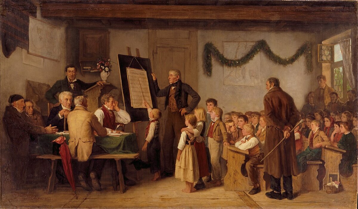 painting schulexamen anker