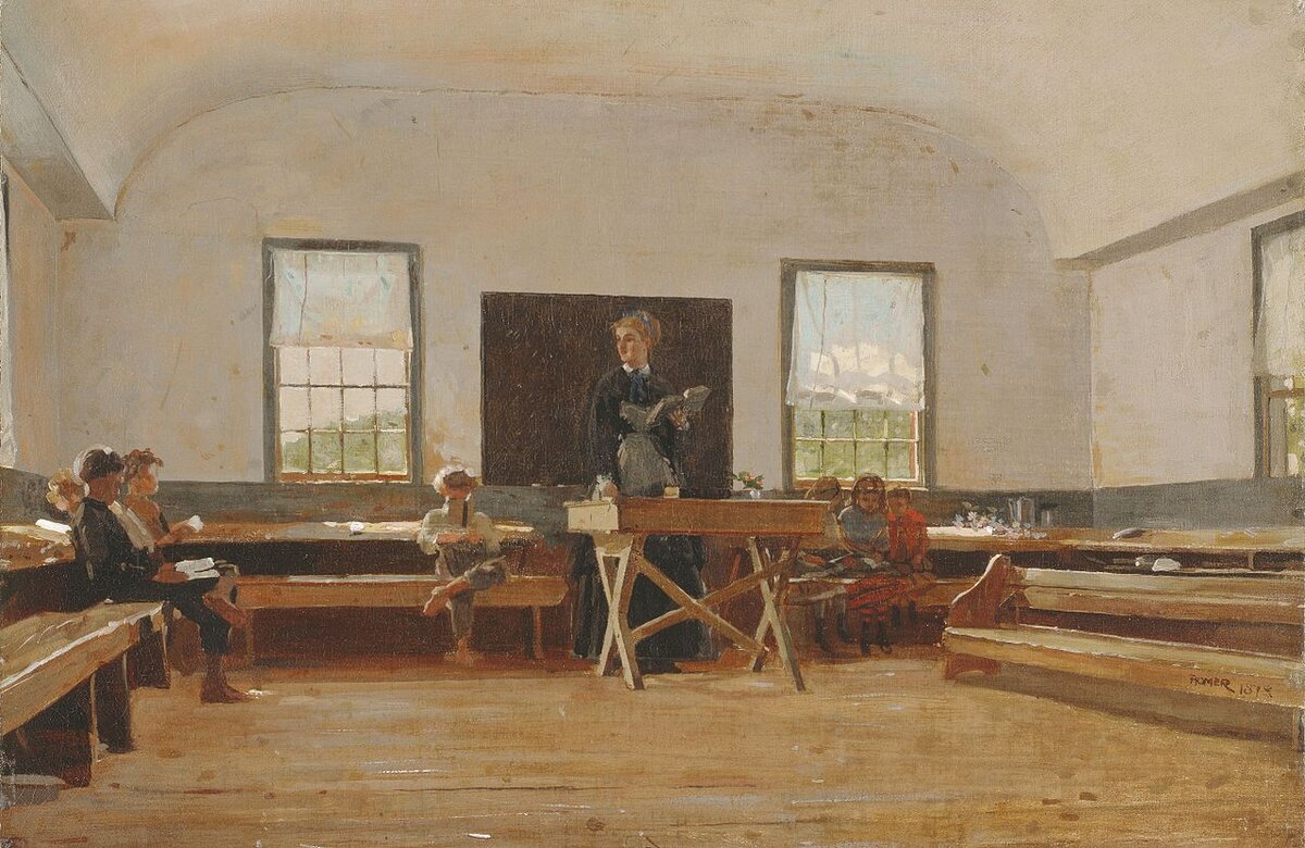 painting country school