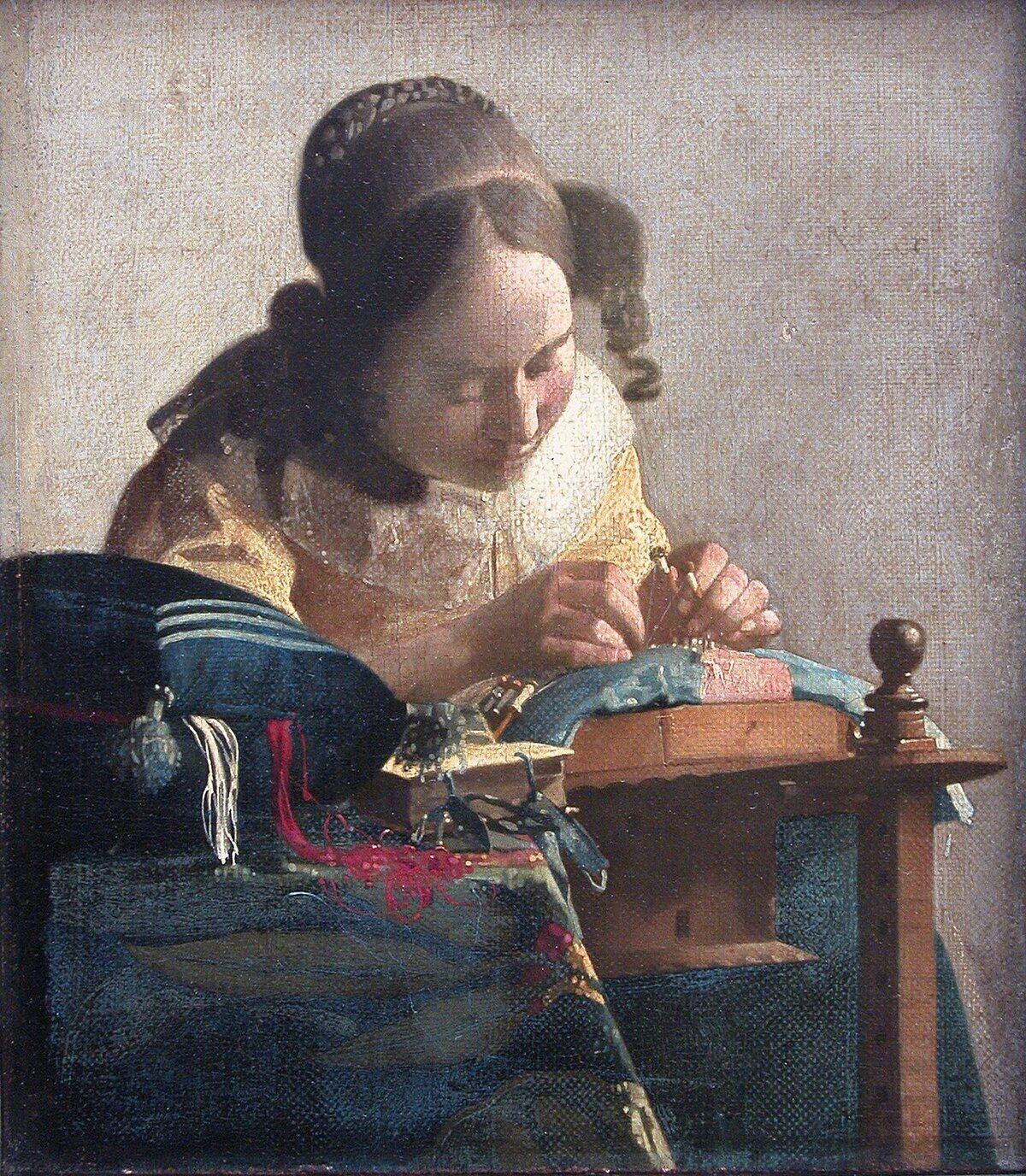 painting lacemaker